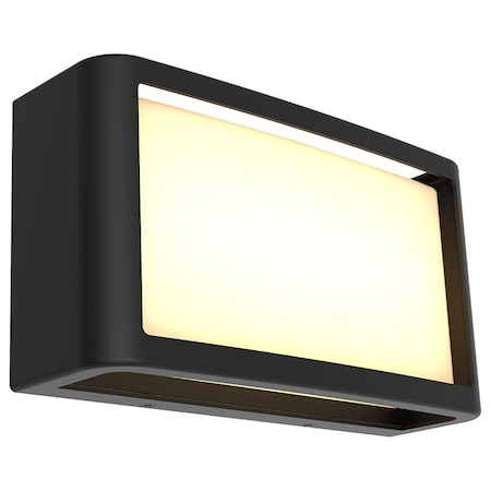 Access Lighting Malibu, Outdoor LED Wall Mount, Black Finish, Acrylic Lens 20023LEDDMG-BL/ACR